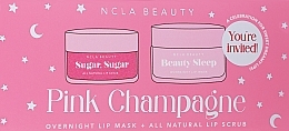 Set - NCLA Beauty Pink Champange  Lippenmaske/15 ml + Lippenpeeling/15 ml) — Bild N1