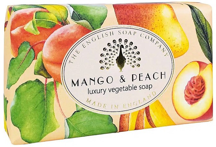 Seife mit Mango und Pfirsich - The English Soap Company Vintage Collection Mango & Peach Soap — Bild N1