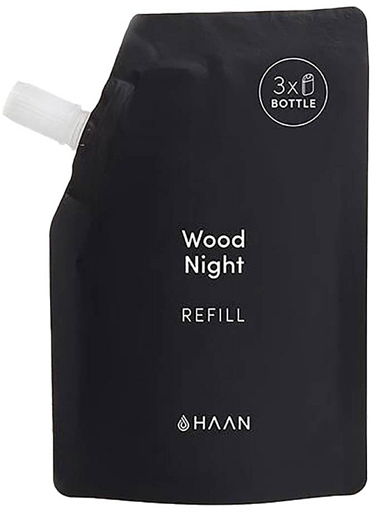 Reinigendes und feuchtigkeitsspendendes Handspray Holziger Akzent - HAAN Hand Sanitizer Wood Night (Refill) — Bild N1
