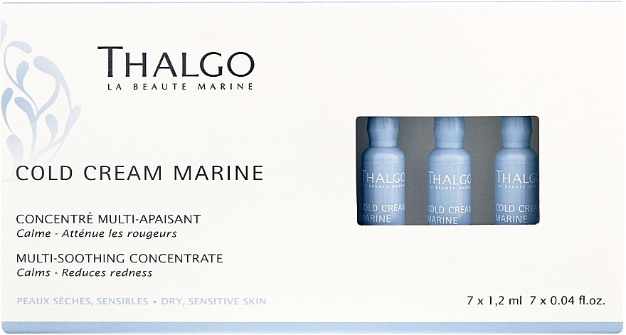 Intensiv beruhigendes Gesichtskonzentrat für trockene Haut - Thalgo Cold Cream Marine Multi-Soothing Concentrate — Bild N2
