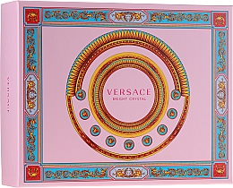 Versace Bright Crystal - Duftset (Eau de Toilette 50ml + Körperlotion 50ml + Duschgel 50ml) — Foto N1