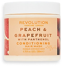 Düfte, Parfümerie und Kosmetik Haarmaske mit Panthenol - Revolution Haircare Shine Peach & Grapefruit with Panthenol Hair Mask