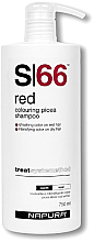 Getöntes Shampoo für Rottöne - Napura Red S66 — Bild N2