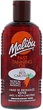 Düfte, Parfümerie und Kosmetik Bräunungsöl mit Carotin - Malibu Fast Tanning Oil with Carotene