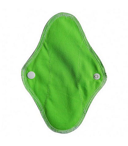 Wiederverwendbare Slipeinlagen mit Baumwolle und Pfingstrose grün - Soft Moon Ultra Comfort Mini — Bild N2