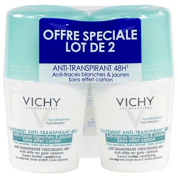 Deo Roll-on Antitranspirant - Vichy Anti-Transpirant 48H2 (2x50ml) — Bild N1