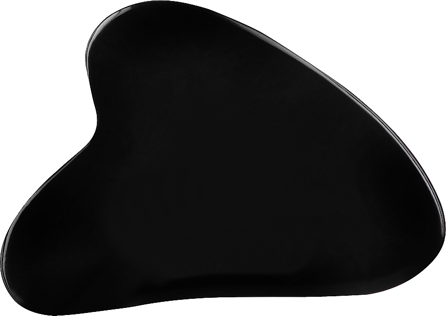 Gesichtsmassage-Platte schwarzer Jade - Deni Carte Gua Sha — Bild N1