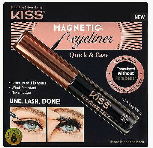 Eyeliner für magnetische Wimpern - Kiss Magnetic Eyeliner — Bild N1