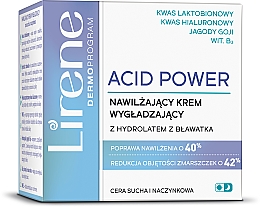 Düfte, Parfümerie und Kosmetik Feuchtigkeitsspendende Gesichtscreme mit Säuren, Goji-Beeren und Vitamin B3 - Lirene Acid Power