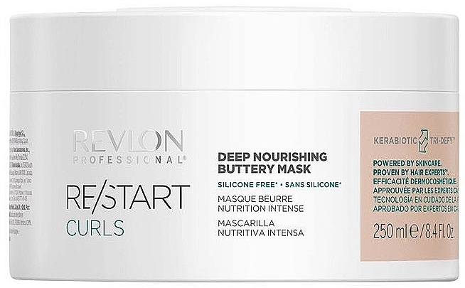 Pflegende Maske für lockiges Haar - Revlon Professional ReStart Curls Deep Nourishing Buttery Mask — Bild N1