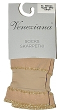 Düfte, Parfümerie und Kosmetik Damensocken Bianca nudo-oro - Veneziana