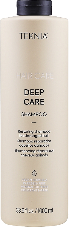 Reparierendes Shampoo für geschädigtes Haar - Lakme Teknia Deep Care Shampoo — Bild N1