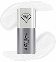 Düfte, Parfümerie und Kosmetik Basis für Hybrid-Gel-Nagellack - Semilac UV Hybrid Base HEMA Free