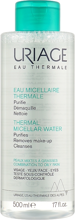 Mizellen-Reinigungsnwasser für fettige Haut - Uriage Thermal Micellar Water Combination to Oily Skin — Bild N2