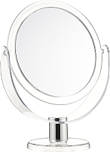 Düfte, Parfümerie und Kosmetik Doppelseitiger Kosmetik-Tischspiegel rund transluzent mit 3-facher Vergrößerung 12 cm	 - Beauty LUXURY