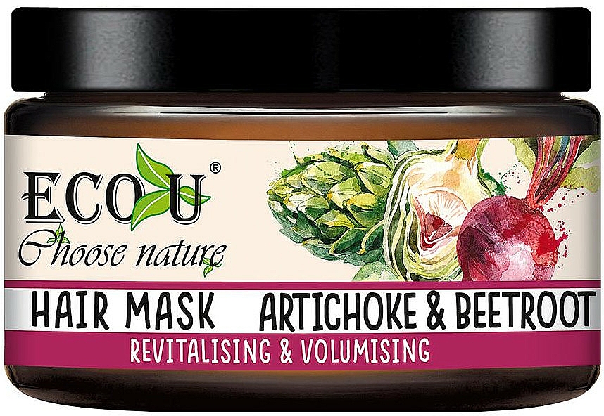Haarmaske mit Artischocke und Rote Beete - Eco U Artichokes and Beets Mask — Bild N1