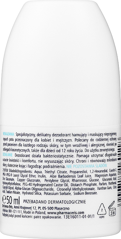 Deo Roll-on Antitranspirant - Pharmaceris A Mineral-Biotic-Deodorant — Bild N2