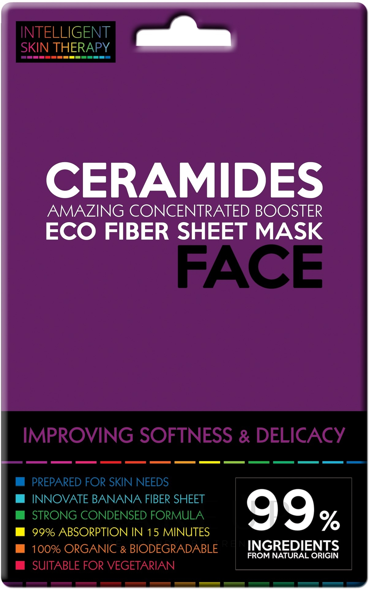 Gesichtsmaske mit Ceramiden - Beauty Face Intelligent Skin Therapy Mask — Bild 25 g