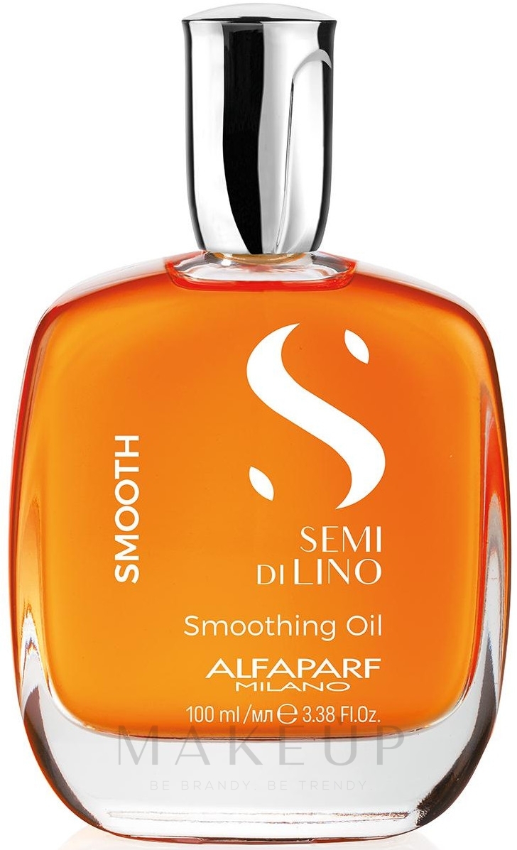 Glättendes Öl für widerspenstiges Haar - Alfaparf Semi di Lino Smooth Oil — Bild 100 ml