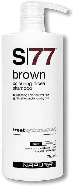 Tönungsshampoo für braunes Haar - Napura S77 Brown — Bild N2