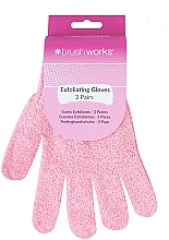 Körperpeeling-Handschuhe 6 St. - Brushworks Spa Exfoliating Body Gloves  — Bild N1