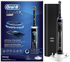 Elektrische Zahnbürste schwarz - Oral-B Genius X 20100S Black  — Bild N1