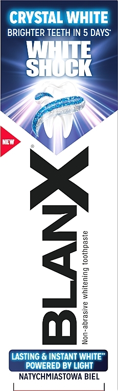 Aufhellende Zahnpasta - BlanX White Shock Instant White Brilliant Enamel Toothpaste — Bild N1