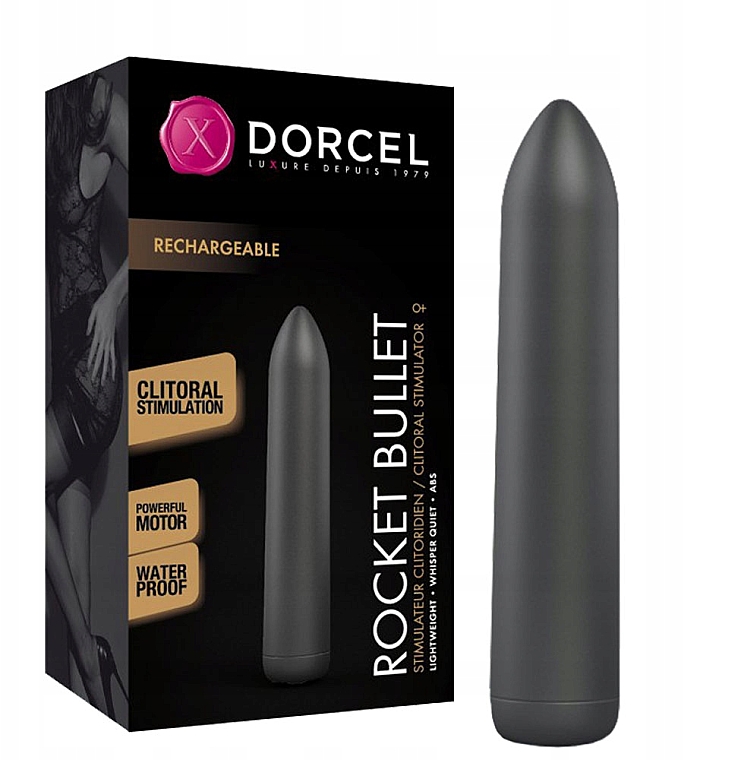 Kugelvibrator - Marc Dorcel Rocket Bullet Black — Bild N1