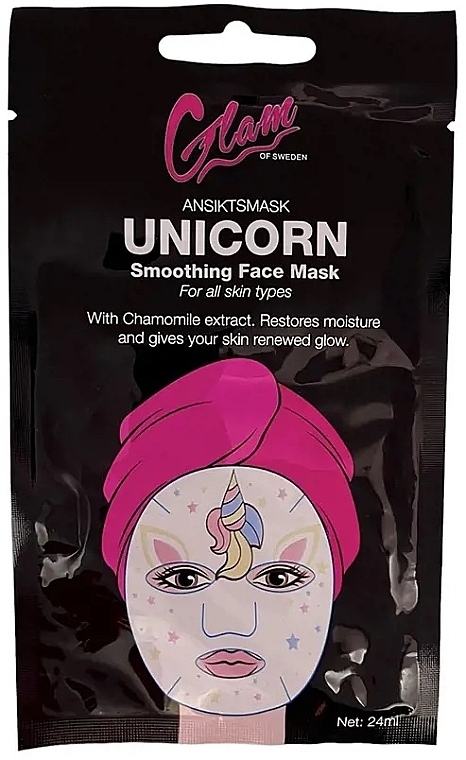 Glättende Gesichtsmaske Einhorn - Glam Of Sweden Smoothing Face Mask Unicorn — Bild N1