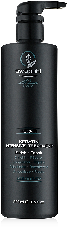 Intensiv regenerierende Keratin-Haarmaske - Paul Mitchell Awapuhi Wild Ginger Keratin Intensive Treatment — Bild N1