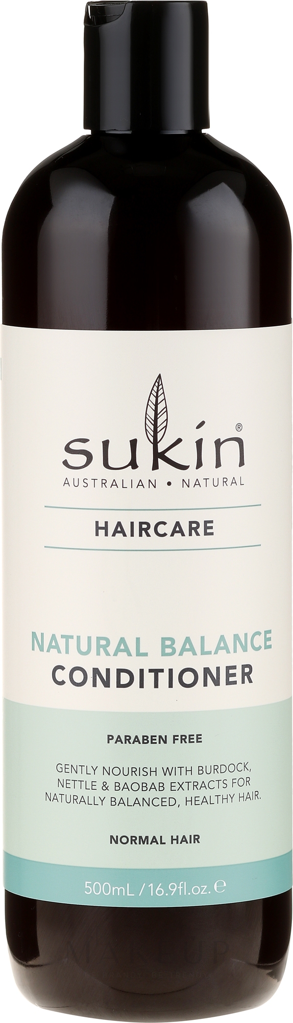 Haarspülung mit Kletten-, Brennessel- und Baobab-Extrakt - Sukin Natural Balance Conditioner — Bild 500 ml