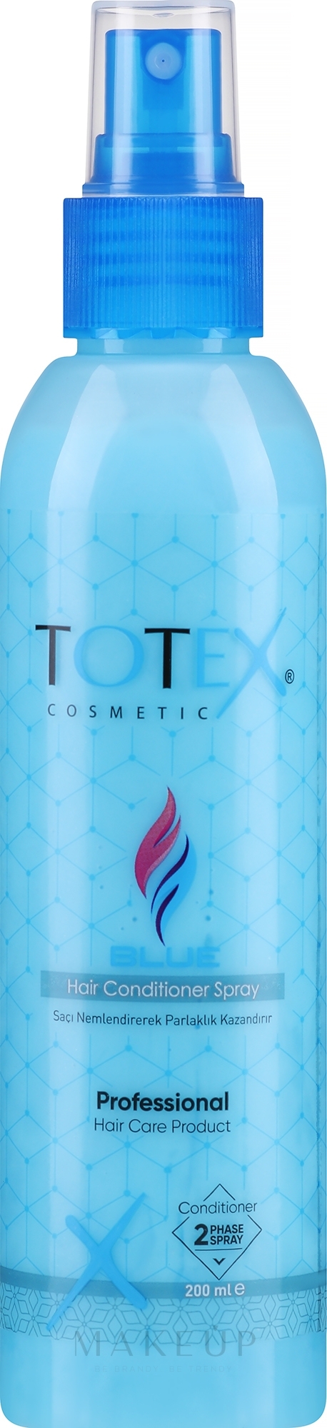 Zwei-Phasen-Spray-Conditioner für das Haar - Totex Cosmetic Blue Hair Conditioner Spray — Bild 200 ml