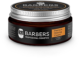 Rasiercreme mit feuchtigkeitsspendender Wirkung - Barbers Premium Shaving Cream Orange-Amber — Bild N2