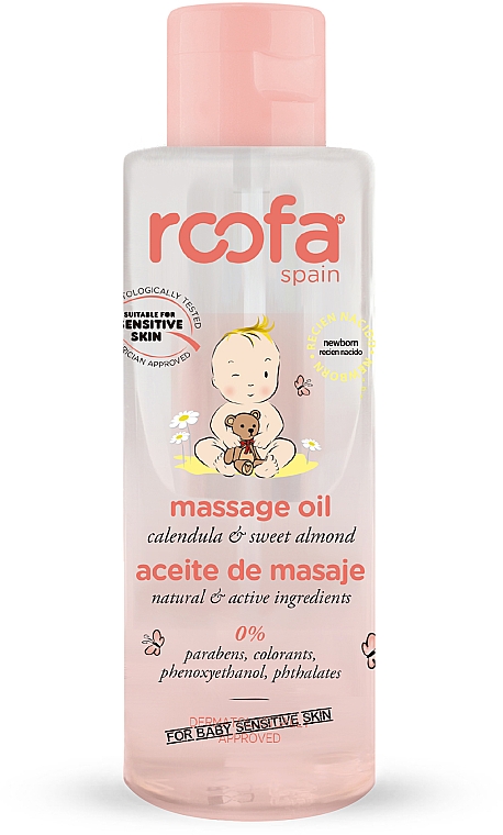 Massageöl für den Körper - Roofa Calendula & Sweet Almond Massage Oil — Bild N1