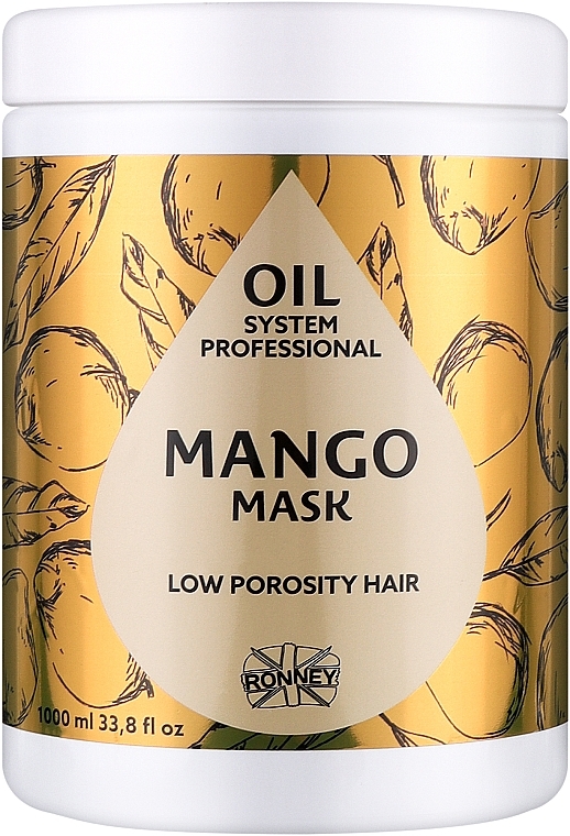 Maske für Haare mit geringer Porosität mit Mangobutter - Ronney Professional Oil System Low Porosity Hair Mango Mask — Bild N1