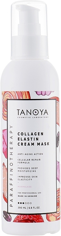 Creme-Maske Kollagen-Elastin Marmelade - Tanoya Parafinoterapia