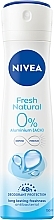 Deospray Antitranspirant - NIVEA Fresh Natural Deodorant Spray  — Bild N1