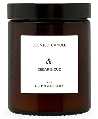 Duftkerze im Glas - Ambientair The Olphactory Cedar & Oud Scented Candle — Bild N1