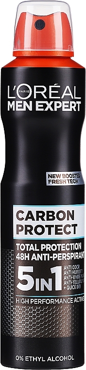 Deospray Antitranspirant Carbon Protect - L'Oreal Paris Men Expert — Bild N3