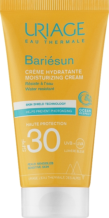 Sonnenschutzcreme für das Gesicht - Uriage Bariesun Moisturising Cream High Protection SPF30+ — Bild N1