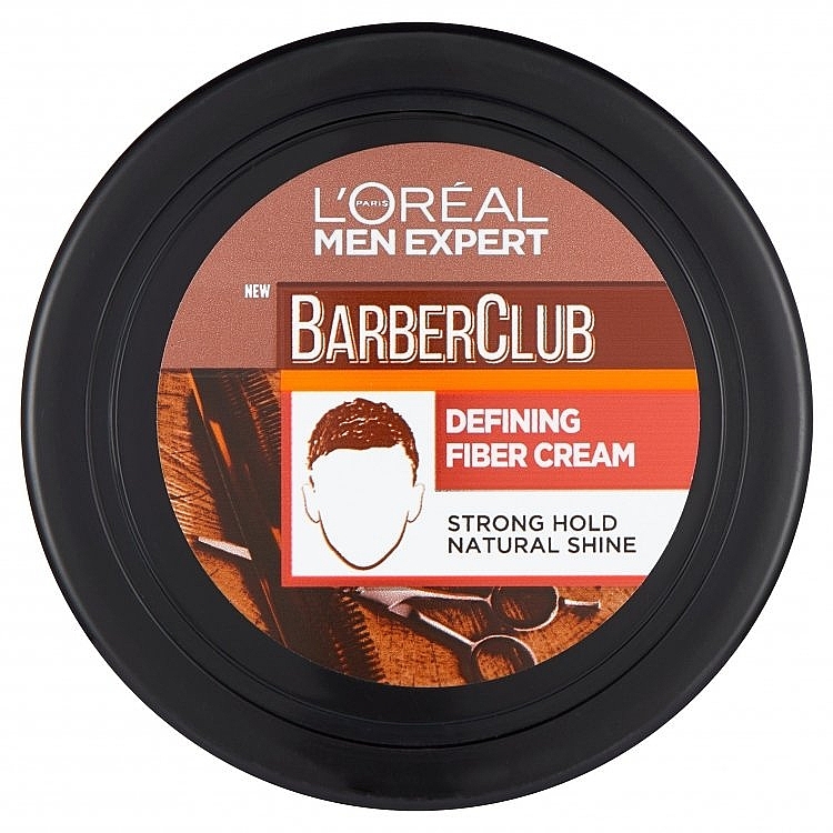 Fixierende Haarcreme - L'Oreal Paris Men Expert Barber Club Defining Fiber Cream — Bild N1