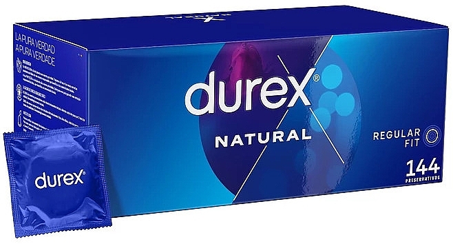 Latexkondome mit Silikon-Gleitmittel Classic 144 St.  - Durex Classic Regular Fit  — Bild N1