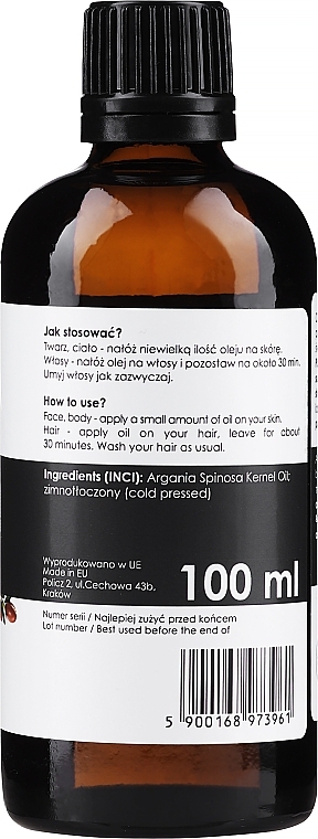100% natürliches Arganöl - Your Natural Side Olej — Bild N6