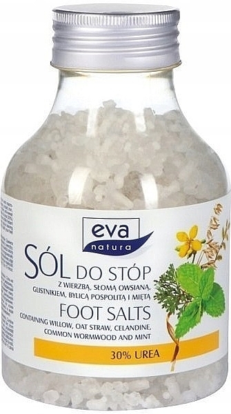 Fußsalz mit Harnstoff 30% - Eva Natura Foot Salt 30% Urea  — Bild N1