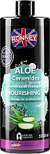 Pflegendes Shampoo für stumpfes und trockenes Haar mit Aloe - Ronney Professional Aloe Ceramides Professional Shampoo — Bild N3