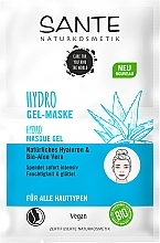 Düfte, Parfümerie und Kosmetik Hydrogelmaske mit Hyaluronsäure und Aloe Vera - Sante Hydro Gel-Mask Hyaluron & Aloe Vera