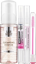 Düfte, Parfümerie und Kosmetik Set - Lash Secret Lami Home (mousse/80ml + l/oil/2ml + brush/1pcs + mask/2ml)