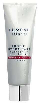 Pflegendes und schützendes Gesichtsfluid mit arktischem Quellwasser, nordischen Samenölen und Zinkoxid SPF 30 - Lumene Arctic Hydra Care Protecting Day Fluid Mineral SPF30 — Bild N2