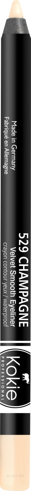 Wasserfester Eyeliner - Kokie Professional Waterproof Velvet Smooth Eyeliner Pencil — Bild 529 - Champagne