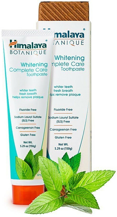Aufhellende Zahnpasta mit Minzgeschmack Whitening Complete Care - Himalaya Herbals Whitening Complete Care — Bild N1